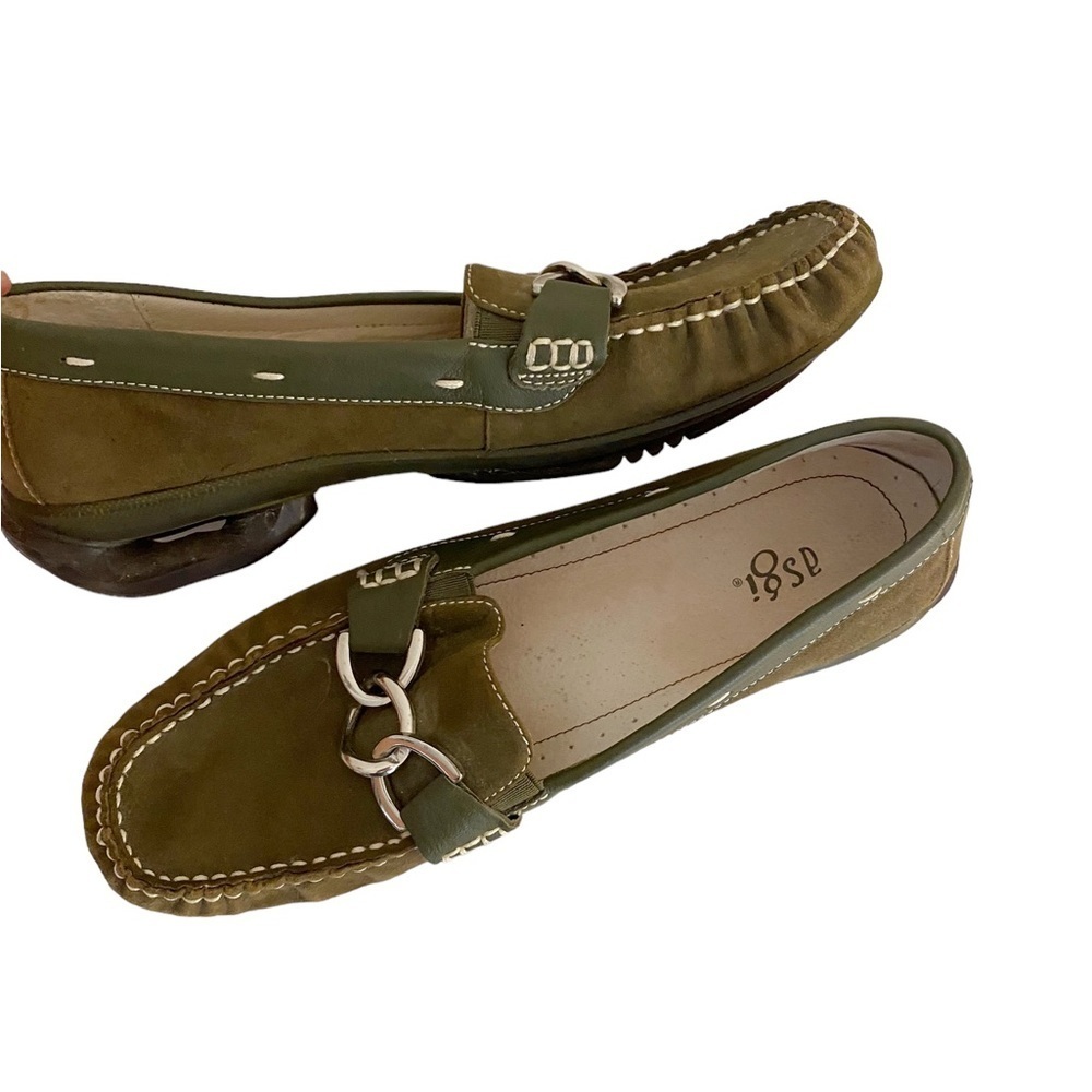 Suede Loafers Slip On Shoes Women Size 8 HSH